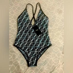 Fendi one piece bathing suit